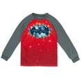 thumbnail image 3 of DC Comics Justice League Batman Christmas Big Boys Pajama Shirt and Pants Sleep Set Toddler to Big Kid, 3 of 5