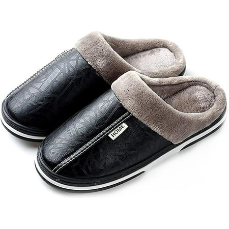 Men s Women s Memory Foam Slippers with Fleece Lining - Indoor/Outdoor Comfort Shoes  Slip-on Anti-Skid Design  Soft Cotton Feel