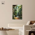 thumbnail image 3 of Waterfall Bathroom Canvas Jungle Bathroom Art by Art Remedy, Gallery Wrapped, 30" x 45", 3 of 7