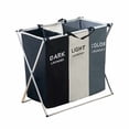 thumbnail image 1 of CESTO TRIPLE PLEGABLE PARA SUCIA KECOMPRAS CESTO PARA ROPA SUCIA, 1 of 5
