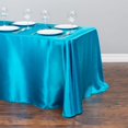 thumbnail image 1 of Mantel Rectangular de satén, Mantel de poliéster lavable, resistente a las manchas, para boda, Buffet y fiesta qym unisex, 1 of 2