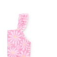 thumbnail image 2 of Wonder Nation Girls Monokini Swimsuit with Flutter Straps and UPF 50, 1-Piece, Sizes 4-18 & Plus, 2 of 3