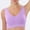Purple, variant on iHengLiXing Clearance Plus Size Sport Bras for Women 2025 Women's Vest Yoga Comfortable Wireless Underwear Sports Bras White XXXXXL