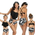 thumbnail image 3 of WOLLED Family Matching Swimsuits Two Piece Bathing Suits Mommy and Me Swimwear Bikini Beachwear, 3 of 9