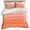 Orange, variant on 3 Piece Morocco Orange Duvet Cover Set Full Size, Microfiber Comforter/Quilt Cover with Corner Ties and 2 Pillowcases, Modern Geometric Gradient Simple All Season Soft Bedding with Zipper Closure