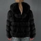 thumbnail image 4 of Abrigo de Piel Sintética Para Mujer Chaqueta Cálida Invierno Sólido Cuello en V Prendas de Abrigo Odeerbi  ODB178608, 4 of 5