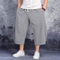 thumbnail image 2 of Men's Casual Pants for Everyday Comfort and Easy Mobility with Practical Pockets Mid Rise Fit Relaxed Wide Leg Design and Durable Fabric, 2 of 4