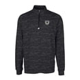 thumbnail image 2 of Men's Cutter & Buck Black Las Vegas Raiders Throwback Logo Big & Tall Traverse Camo Print Stretch Quarter-Zip Pullover, 2 of 3