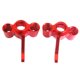 thumbnail image 1 of Vogacara RCGOFFLOW-portador de buje de dirección, nudillos de bloque de dirección duraderos para todoterreno 1/10 FS 53633 51805 51806 53625 Kits de construcción modelo Rojo, 1 of 6