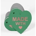 thumbnail image 3 of Inkdotpot Rose Gold Foil Paper Hang Tags Made With Love Wedding Favor Tags 50 Pieces, 3 of 6