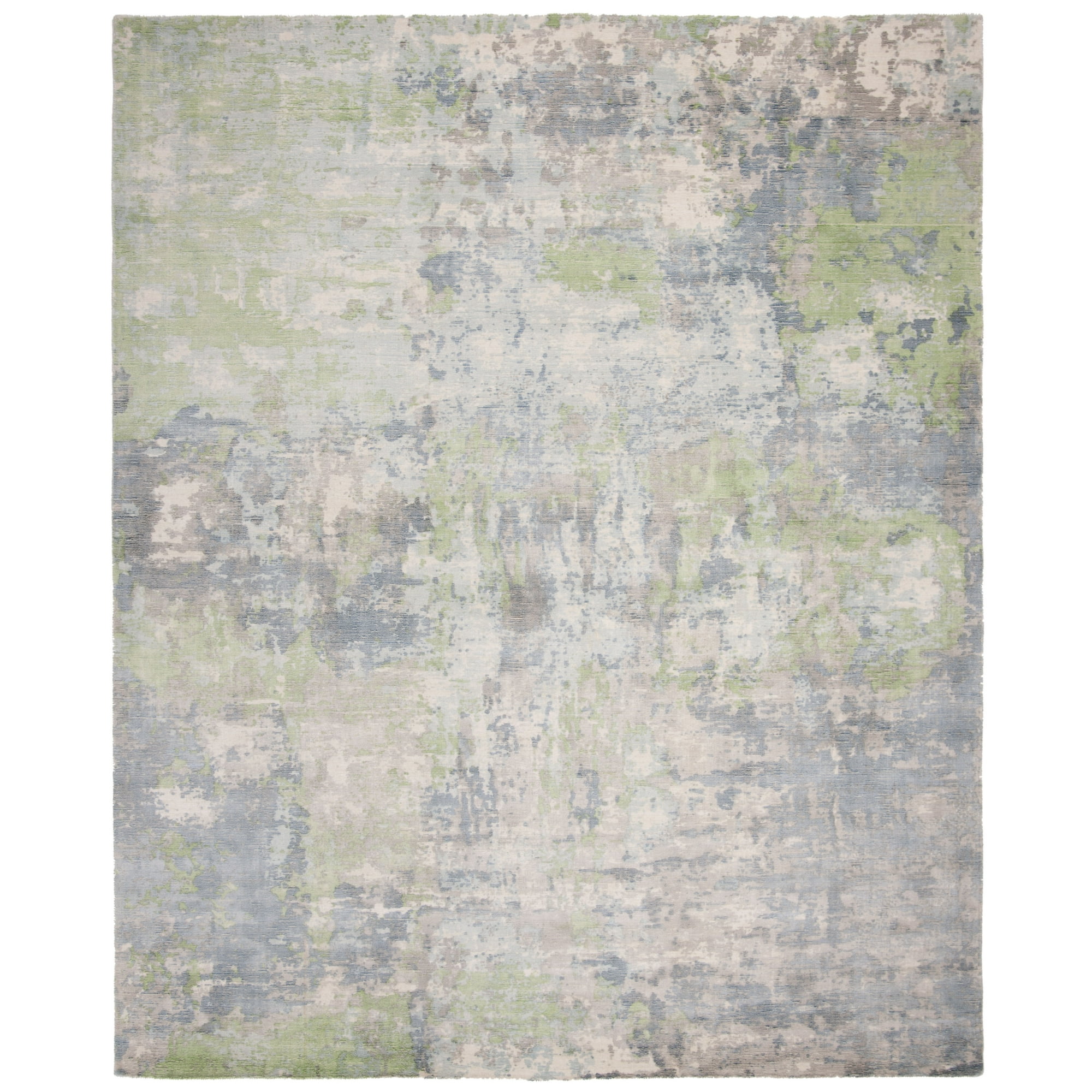 SAFAVIEH Mirage Amery Vintage Abstract Area Rug, Aqua/Green, 8' x 10'