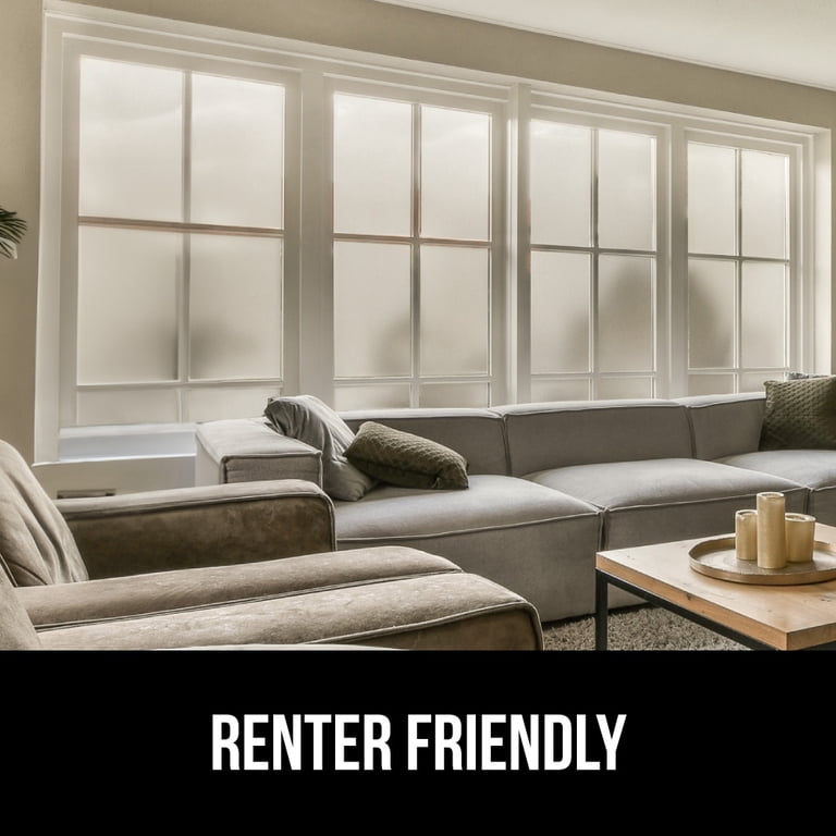 Frosted Window Privacy Film, 17.5 x 78.7 Inches photo 4