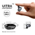 thumbnail image 6 of Mini Wireless Earbuds Bluetooth Earpiece Headphone - Noise Cancelling Sweatproof Headset with Microphone Built-in Mic and Portable Charging Case,Balanced, Bass Boost, 6 of 8