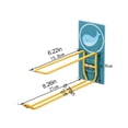 thumbnail image 2 of Gancho de almacenamiento de pared multifuncional, colgador impermeable sin perforaciones con patrones de dibujos animados para baño y cocina, 2 of 8