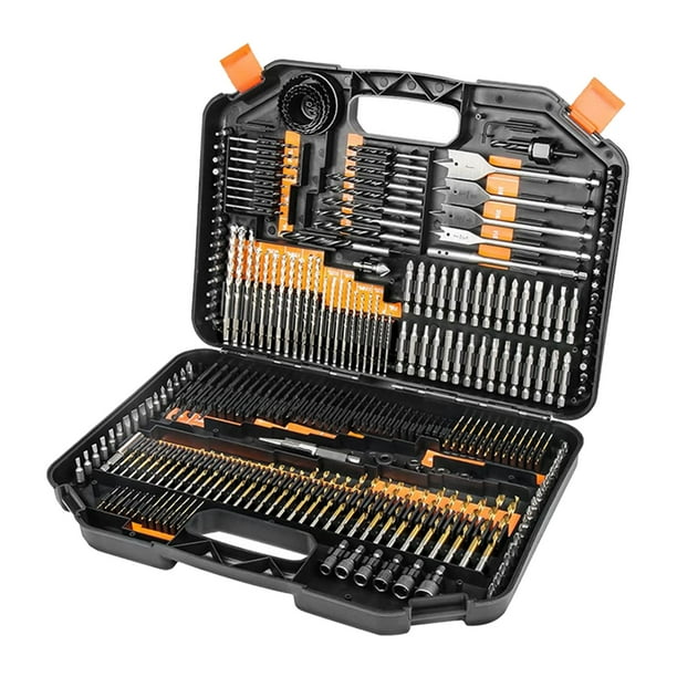 246 Pieces HSS Drill Bit Set with Storage Case Electric Tool