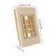 thumbnail image 2 of YSNOOWE Rejilla De Salida De Aire Para Vehículos Beige Con Mejor Distribución Del Y Construcción Duradera, 2 of 6