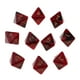 thumbnail image 1 of Dados de varios lados D8 Zulema 10 Uds para Juego negro + rojo, 1 of 8