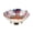 Red, variant on diollo Decorative Dry Fruit Bowls Kitchen Serve Brass Bowls Meenakari Work | Color: White | Dia: 5 Inch