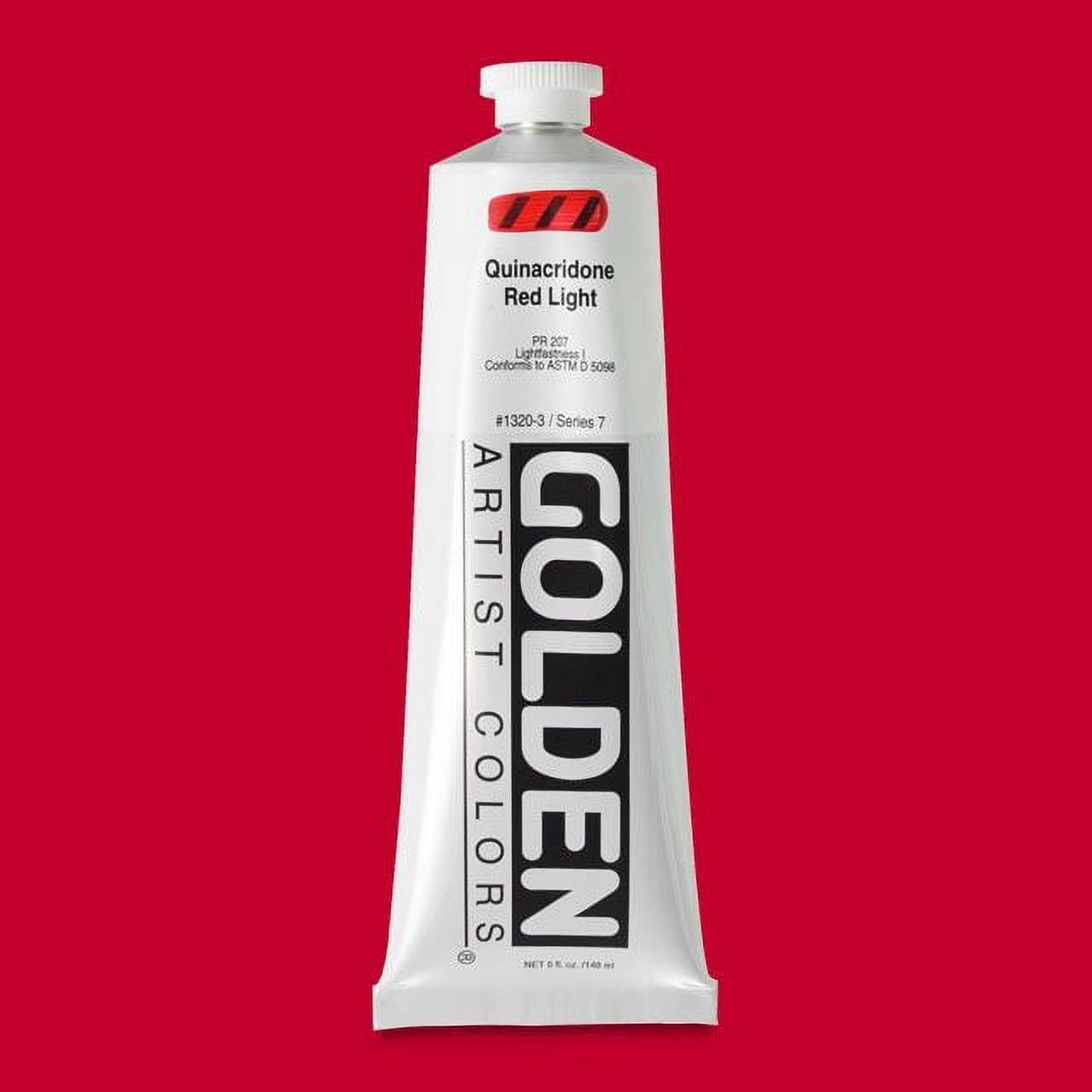 Golden Heavy Body Artist Acrylic, Quinacridone Red, 5 oz.