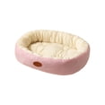thumbnail image 2 of EBCUE Multi‑Size Round All‑Season Pet Bed Cushion, Breathable Summer & Warm Winter Soft Sleeping Mat, Cozy Rest Nest for Small‑Medium Cats Dogs Indoor Home Use, 2 of 6