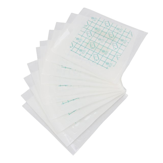 Parche De Apósito Hidrocoloide De ángulo Recto, Apósito Hidrocoloide Impermeable 10 Piezas Para Heridas Por Quemaduras