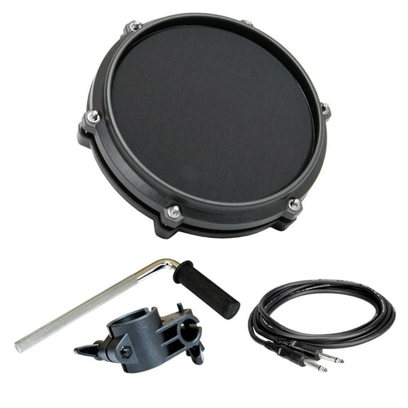 Alesis 8" Single Zone Mesh Drum Pad Bundle with L-Rod, Clamp, 1/4" Cable