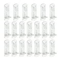 thumbnail image 1 of Uxcell 3/4 inch Locking Shelf Support Pegs 20Pcs Plastic Cabinet Shelf Pins Clear 5mm Dia, 1 of 7