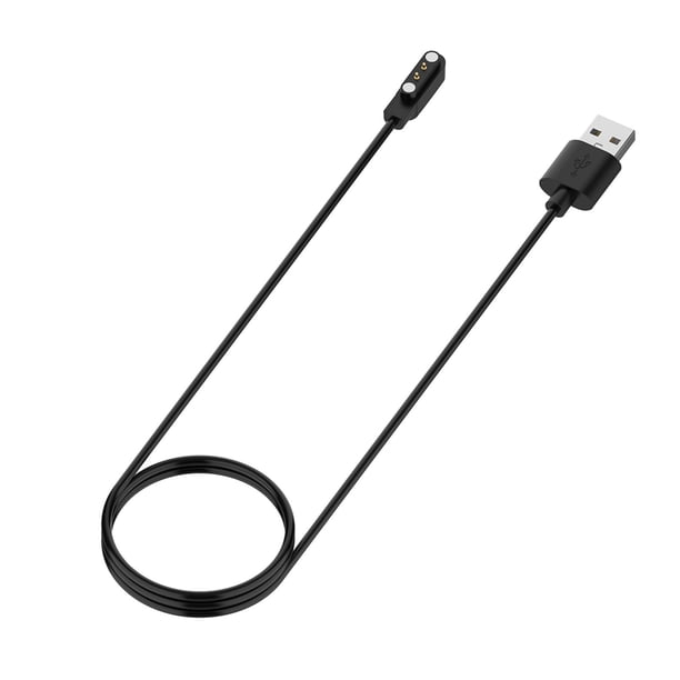 Cable de carga USB, adaptador liviano portátil de 2 pines flexible y duradero, cable de carga de 1 m, para uso de oficina en viajes con