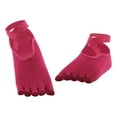 thumbnail image 2 of Calcetines antideslizantes sin dedos Soledad para mujer Yoga Barre Pilates Fitness gimnasio deporte Ballet ROJO, 2 of 8
