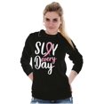 thumbnail image 5 of Breast Cancer Survivor Slay Every Day Women's Long Sleeve T Shirt Brisco Brands S, 5 of 6