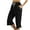 Black, variant on Vividxx Pants For Women Female Fashion Solid Color Comfortable Casual Mid Waist Sport Pants Beach Clothes