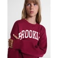 thumbnail image 4 of Weekend Academy Girls Graphic Print Fleece Sweatshirt, Sizes 4-18, 4 of 5