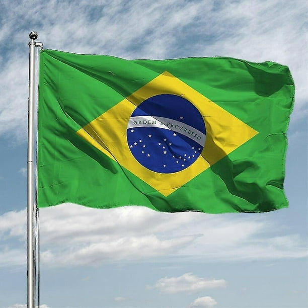 90x150cm Brazil National Flag Hanging Polyester Brasil Brazilian Banner Flag