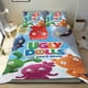 thumbnail image 1 of Feos Muñecos Uglydolls Conjunto de sábanas temático, trío de piezas, cómodo y amigable con la piel, diseño único, regalo de decoración para el hogar para familiares, amigos y fans,135cm *200cm, 1 of 6