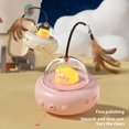 thumbnail image 4 of Smart UFO Cat Teaser Toy – Electric Interactive Wand with Replaceable Feathers, Bell Training, USB Rechargeable, ABS, for Indoor Kittens & Cats, 4 of 4