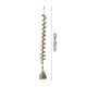 thumbnail image 2 of Adorno de molino de viento de ganchillo | Molinillo de jardín hecho a mano | Atrapasueños decorativo para patio y jardín | Diseño de olas ondulantes, 2 of 6
