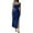 Blue, variant on MIXUE Summer Dresses for Women Solid Color Spaghetti Strap Slim Casual Sexy Evening Maxi Dress Streetwear,Beige,S
