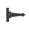 thumbnail image 6 of Renovators Supply Black Iron T Strap Hinge 4" L Modern Decorative Arrow Tee Hinge Rust Resistant Wooden Cabinet Door or Gate Hinges w/Screws, 6 of 7