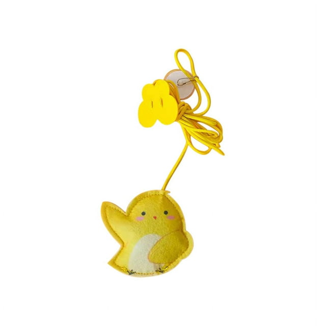 Simulation Bird Interactive Cat Toy Electric Hanging Eagle Flying Bird Funny Cat Scratch Rope Cat Accessories Juguetes Para Gato Felt Chicks