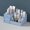 Blue, variant on Plastic Drawer Makeup Storage Box Dormitory Finishing Shelf Cosmetics Skin Care Dressing Table Desktop Stationery Box