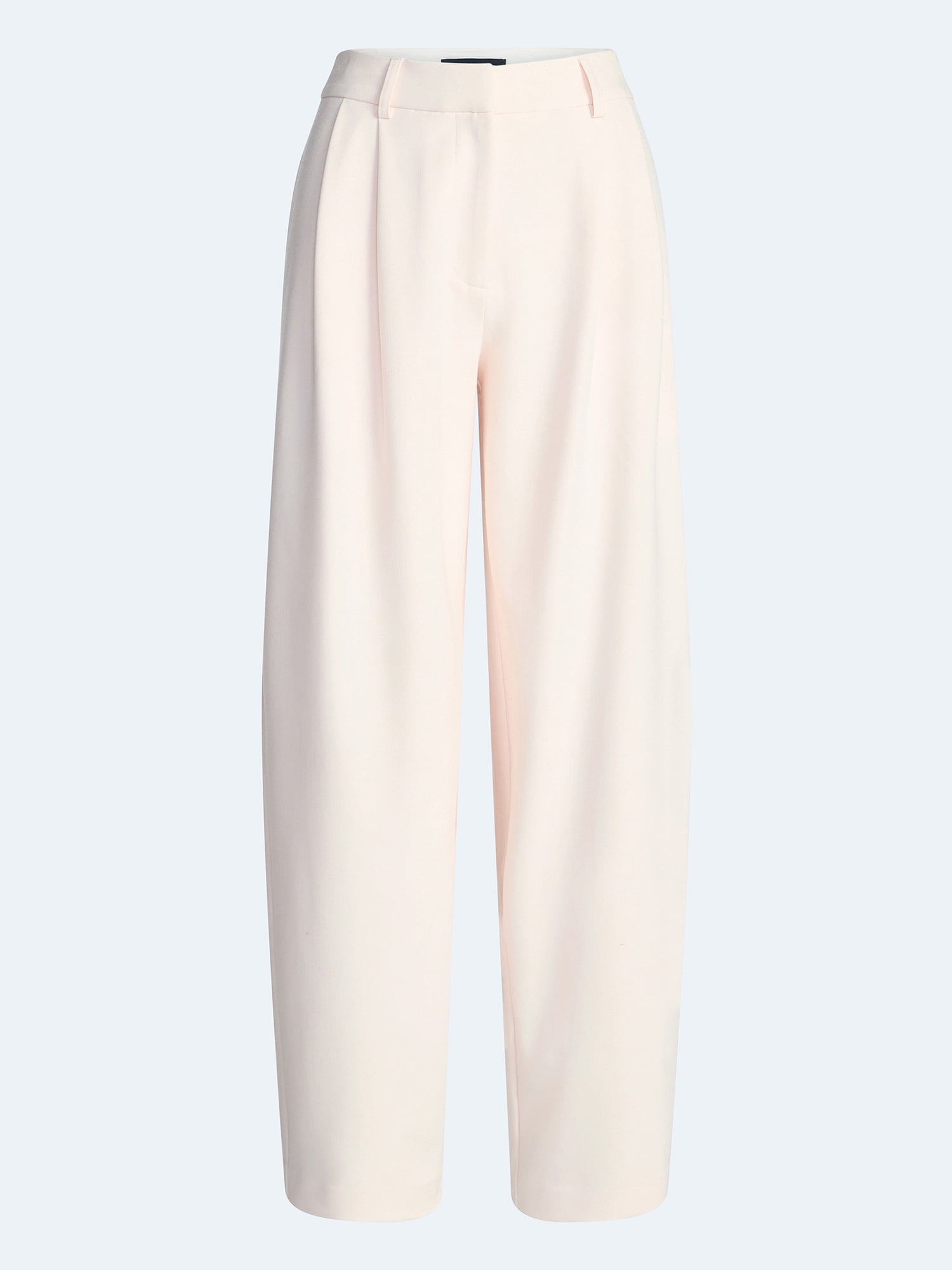 Devil Wears Prada Scoop Collection Women’s and Women's Plus High Rise Pleated Trousers, 30" Inseam, Sizes 0-26W