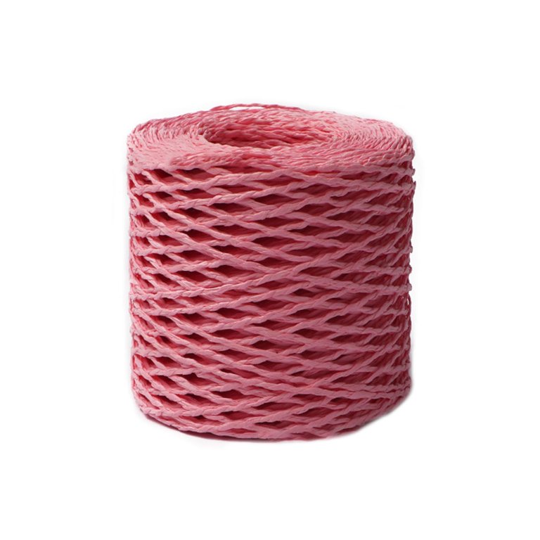 ✪ Raffia Yarn Soft Cotton Raffia Straw Yarn Length 150m Colorful Thread DIY  Weaving Material for Straw Bags Baskets Hat 