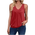 thumbnail image 2 of UPPADA Womens Tank Tops Summer Sleeveless Shirts Ladies Ribbed Wide Shoulder Straps Tees Racerback Tight Slim Fitted Workout Tank Tops Fitted Tops Racer Back Blouses,Deal of Day, 2 of 8