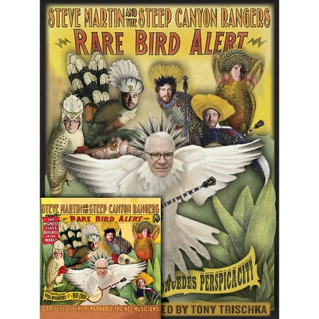 Window Alert Bird - Homespun Steve Martin Rare Bird Alert Book/CD Bundle