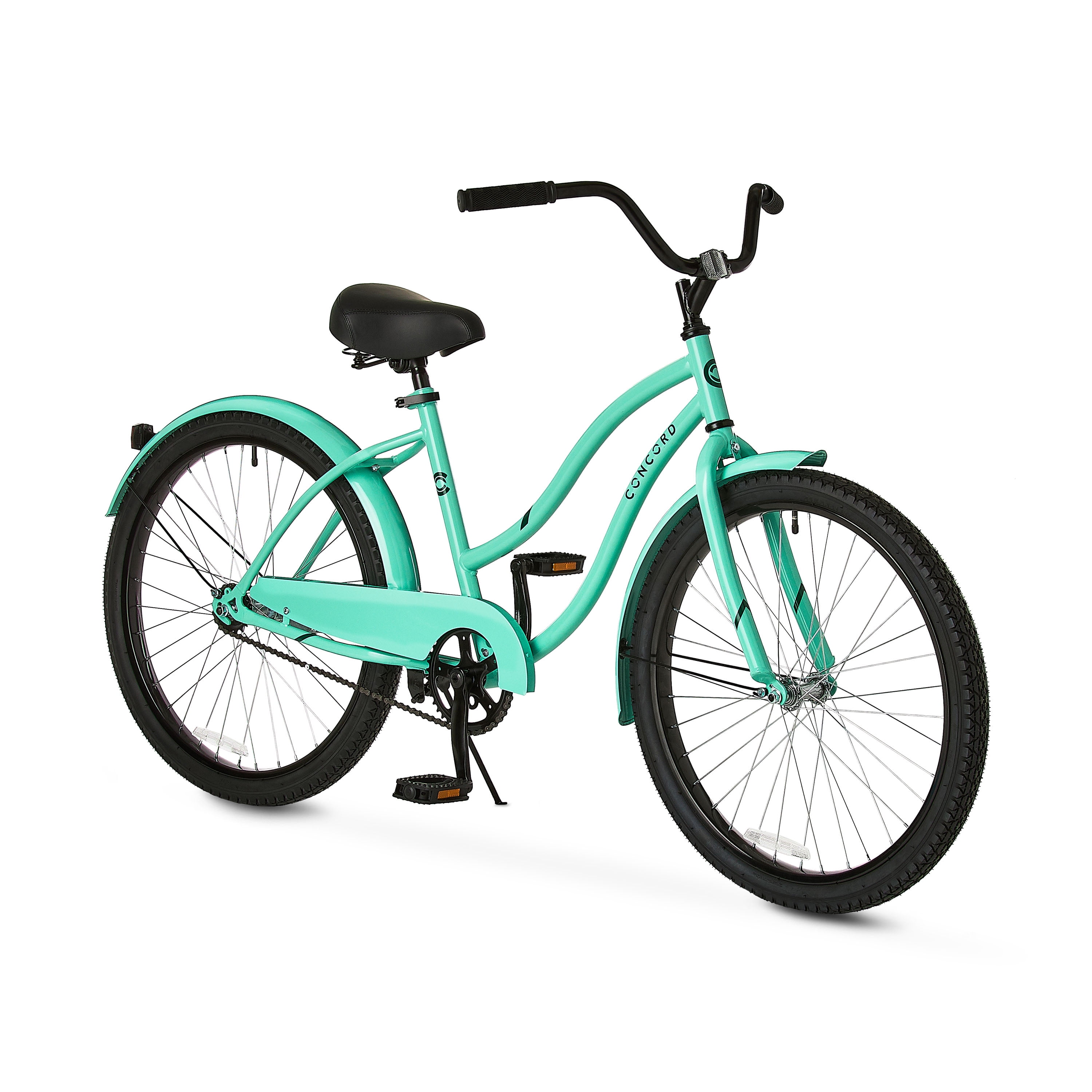 Concord 24" Pacifica Cruiser Bicycle, Fits Riders 4'6" - 5'6", Teen, Unisex, Sea Green