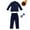 A 3-Piece Navy Blue Coat Set, variant on FLMEI Kids Teen 3Pcs Suit Set for Boys Fleece Formal Suit Set Kids Wedding Suits for Boys Slim Fit Suit Little Big Boy Tuxedo Set for 5-16Y