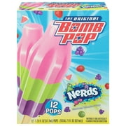 Bomb Pop NERDS Ice Pop, 12 Pack