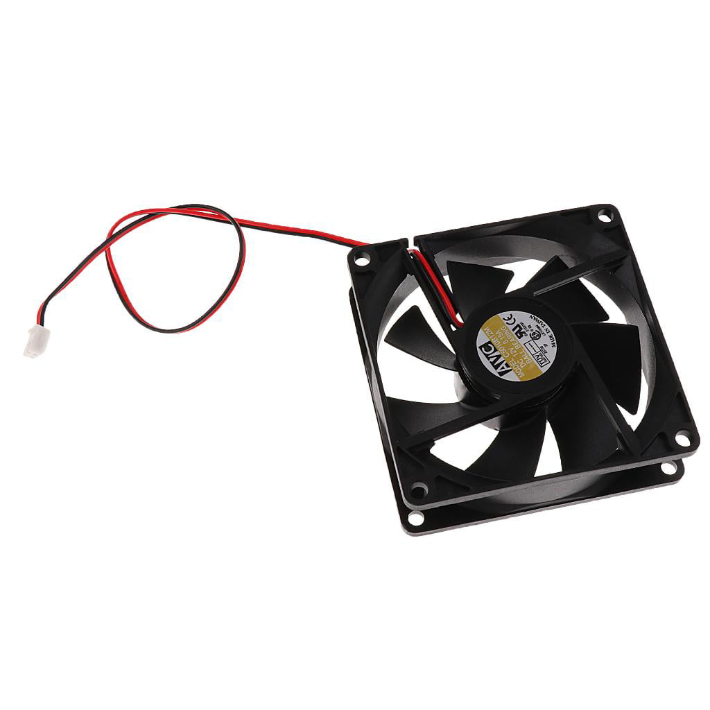 Brushless DC Cooling Fan 80mm x 80mm x 25mm 7 Blades 12V 8025 4-pin power supply 