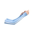 thumbnail image 4 of VONCOS UPF 50+ Cooling Sun Protection Arm Sleeves for Men Women Breathable UV Sleeves with Thumb Hole for Cycling Hiking Running Blue,Size Free Size, 4 of 4