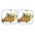thumbnail image 7 of Naloa Thanksgiving Truck 2 Piece Foldable Car Sun Shades, Car Windshield Sunshade, Front Window Sunshade for Car, Truck, SUV - Small, 7 of 7